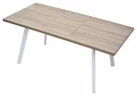 Обеденный стол M-City BRICK M 140 Дуб Трюфель/ Белый