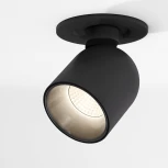 Спот потолочный встраиваемый Elektrostandard Spot 25093/LED 7W 4000K черный (220V, круглые)