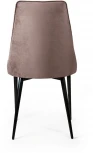 Стул Oliver, бархат пепельно-бежевый 25/ чёрный конус Top Concept OLIVER 75262