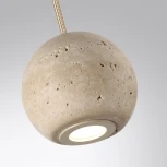 Подвесной светильник Odeon Light Dex 6625/5L камень/металл IP20 LED 5W 3000K 220V (на проводе, шар)