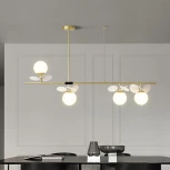 Потолочная люстра на штанге Matisse Long White Imperiumloft Matisse-Long01 (191909-26) (220V, шарики)