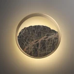 Настенный светильник светодиодный Odeon Light Valley 7068/9WL темно-зеленый/мрамор/металл IP20 LED 9W 240Лм 3000K 220V (круглые)