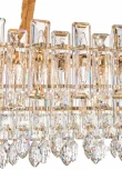 Подвесная люстра Fluorite Constancia FL1063-21P (220V, хрусталь, на цепи)
