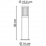 Наземный фонарь Globo xeloo 32015 (220V, IP44)