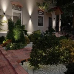 Грунтовый светильник Odeon Light Stima 6647/10GL3 черный/металл IP67 LED 10W 3000K 220V