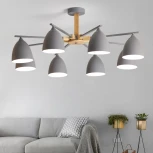 Потолочная люстра на штанге Noa 8 Gray ImperiumLoft Noa01 (183461-26) (220V)