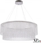 Подвесная люстра светодиодная APL LED Sicilia SH02.93.C.Ni.4000 (220V, хрусталь, на тросе)