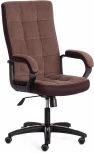 Компьютерное кресло игровое Tetchair TRENDY (Флок,Ткань/Коричневый)