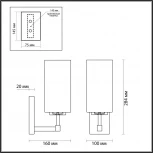Бра Odeon Light Kasali 4990/1W (220V)