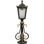 Наземный фонарь Кузнечное дело Квадро 26-001-ЧЗ (220V, ковка, под старину, IP54)