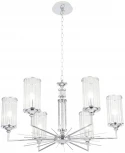 Подвесная люстра Crystal Lux GLORIA SP6 CHROME (220V, на цепи)