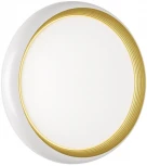 Настенно-потолочный светильник Sonex Tofiq White 7650/EL PALE SN пластик/белый/золотой LED 70Вт 3000-6000К D480 IP43 пульт ДУ (220V, круглые)