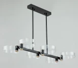 Люстра потолочная светодиодная на штанге Cloud 10242/6 LED*56W Black