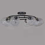 Потолочная люстра на штанге ILLUMICO IL0296-8CSQ-79 BK AB (220V)
