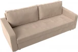 Диван прямой Лига-009 (Бежевый/Велюр) Лига Диванов арт.118040