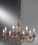 Подвесная люстра Nervilamp 1580 1580/8 (220V, на цепи, подсвечник, свеча)