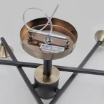 Потолочная люстра на штанге Imex MD.4212-6-S-BK+AB