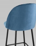 Стул барный Stool Group Марсель велюр пыльно-синий УТ000025277