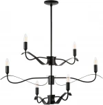 Потолочная люстра ярусная на штанге Lightstar Ragno 733267 (220V)