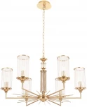 Подвесная люстра Crystal Lux GLORIA SP6 BRASS (220V, на цепи)