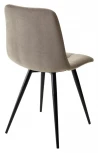 Стул CHILLI-Q латте #25, велюр / черный каркас, 4 шт/ 1 к
