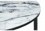 Журнальный столик Woodville Волопас белый мрамор 368678