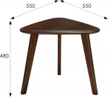 Стол журнальный Ретро орех от фабрики Mebelik