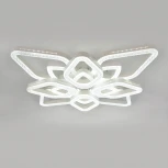 Потолочная люстра светодиодная с таймером Escada Sedna 10280/8LED 150Вт, с ПДУ, металл/акрил, белый (220V)