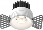 Встраиваемый светильник под гипсокартон Maytoni Round DL058-7W4K-TRS-W (LED, 220V, круглые)