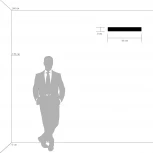 Настенный светильник линейный светодиодный Lightstar Fiume 810528