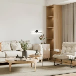 Настенный светодиодный светильник Escada Line 10281/1LED Black 10Вт, металл/силикон, чёрный (220V)