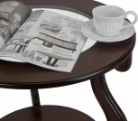 Стол журнальный Грация (С) на колесах темно-коричневый от фабрики Mebelik