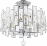 Потолочная люстра хрустальная на штанге Arte Milano Sorrento-4209 374209/5/80/380 CR (220V)