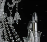 Подвесная люстра Chiaro Барселона 313012418 (220V, на цепи, подсвечник, свеча)