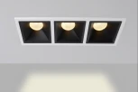 Встраиваемый точечный светильник Lumker COMBO 3 COMBO-34-BL (220V)