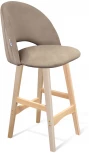 Стул полубарный SHT-ST34-1/S65-1 латте/прозрачный лак Sheffilton 5799049305