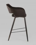 Стул барный Stool Group Саймон велюр темно-коричневый УТ000025187