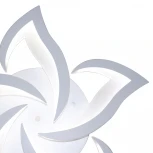 Потолочная люстра Natali Kovaltseva LED INNOVATION STYLE 83002 (регулировка яркости, 220V, пульт управления, умный дом - LampSmart, цветы)