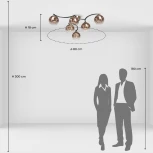 Потолочная люстра De City Вита 220013306 (шарики)