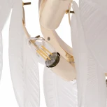 Подвесная люстра Arte Milano AM-4653 4653.D550.H240.E14.6 G (220V, на тросе, перо)