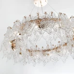 Подвесная люстра хрустальная Modelux MODESTYLE MS.2290.12 GD