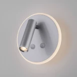 Спот для чтения Elektrostandard Tera MRL LED 1014 серебро (220V, выключатель)