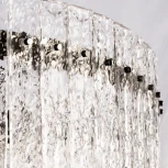 Подвесная люстра Loft It Nevada 10297/600 Pearl black (220V, хрусталь, на цепи, круглые)