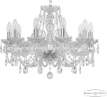 Подвесная люстра Bohemia 105 105/10/195 Ni (220V, подвески, на цепи, подсвечник, свеча)