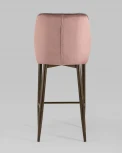 Стул полубарный Stool Group Лоренс велюр пыльно-розовый УТ000008857