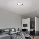 Потолочный светильник Eurosvet Gross 90248/3 белый/ черный