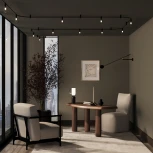 Трековый светильник магнитный 3W 48V Maytoni Magnum TR207-1-3W3K-B (LED, круглые)