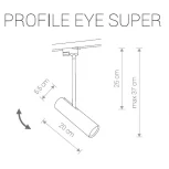 Трековый светильник Nowodvorski Profile Eye Super 9245 (220V)