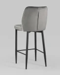 Стул полубарный Stool Group Лоренс велюр антрацитовый УТ000008855
