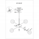 Подвесная люстра F-Promo Particulis 2200-8P